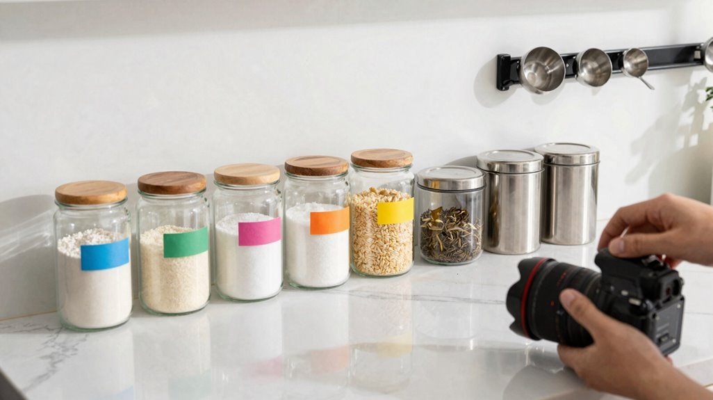10 Steps to Organize Kitchen Counters 6 assign use specific containers thoughtfully