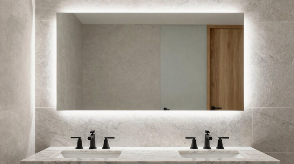 20 Stunning Bathroom Mirror Ideas to Elevate Your Space 3 backlit shadowless grooming mirrors