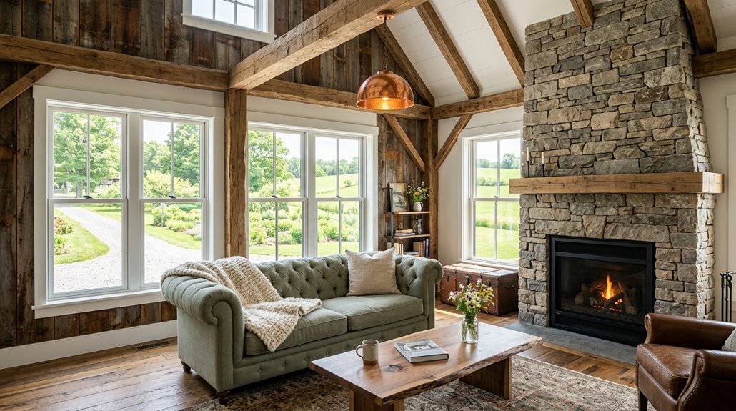 barn house living rustic charm modern comfort