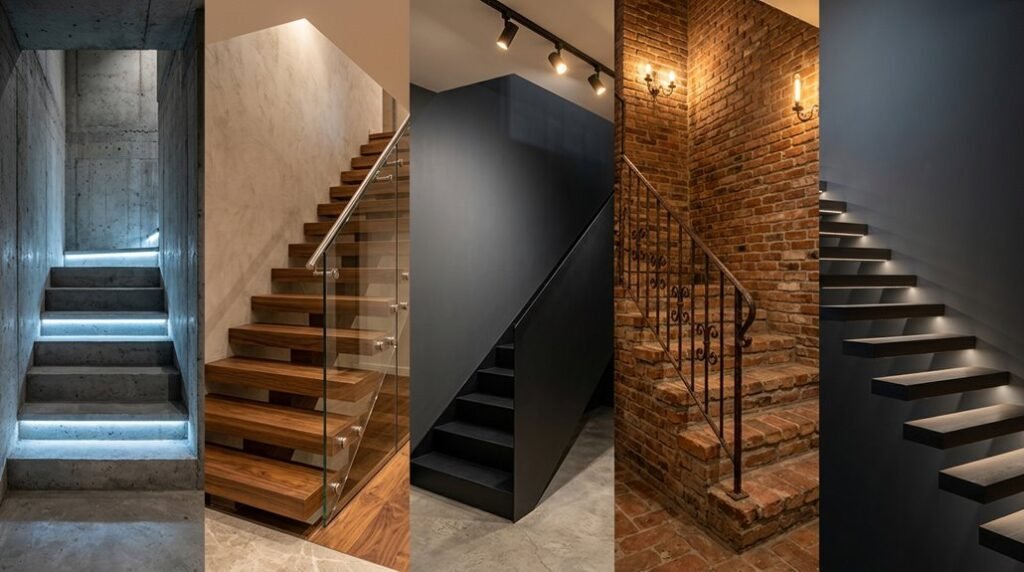 basement stair design ideas