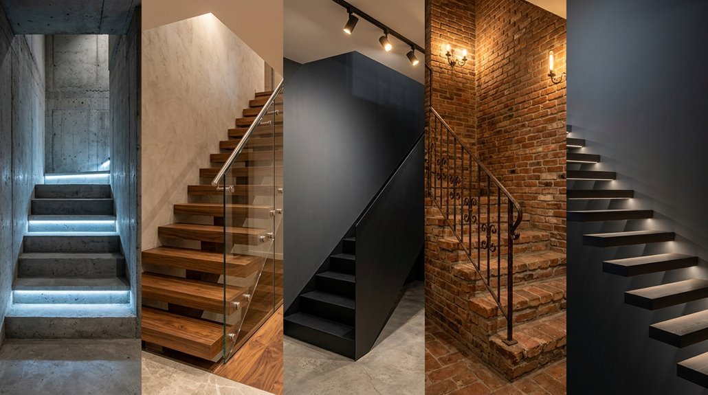 basement stair design ideas