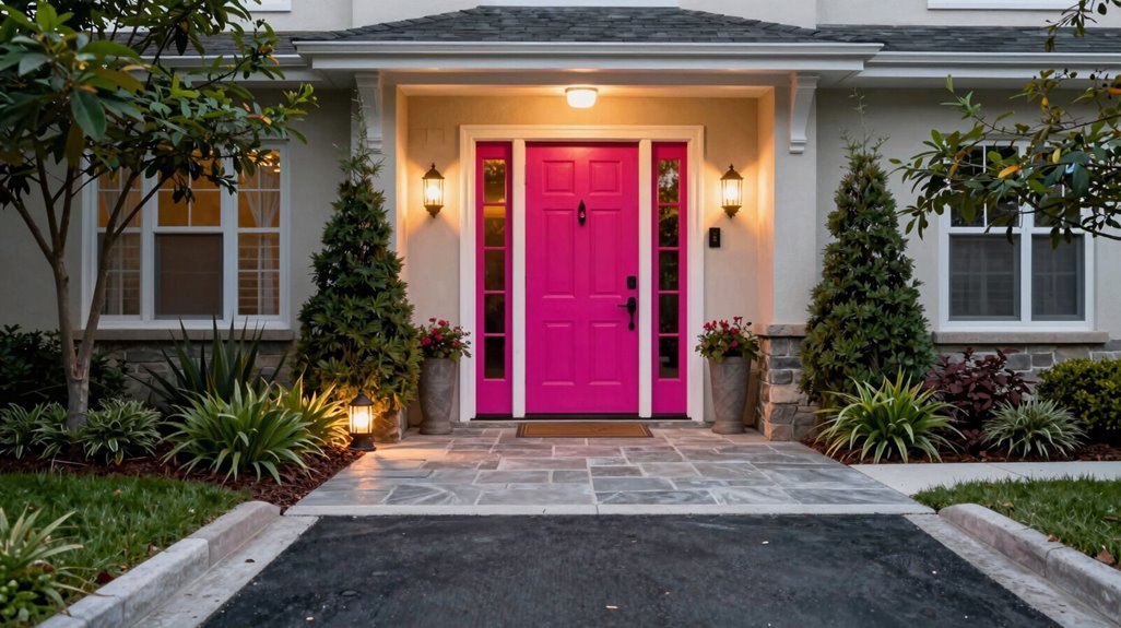 bold front door color lasting curb appeal