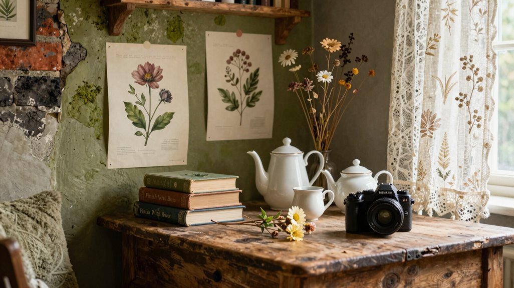 books botanicals curated antiques patterns