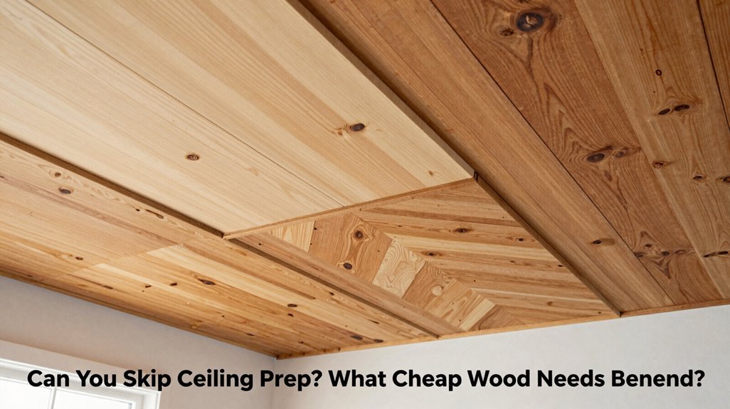 5 Low-Cost Wood Ceiling Ideas Under 500 Dollars 4 budget wood ceiling minimal prep