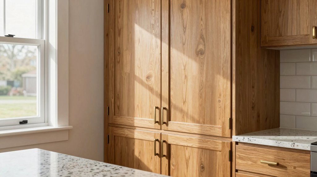 Oak Kitchen Cabinets Ideas for Your Home 7 cabinet doors upgrade two tone lighting