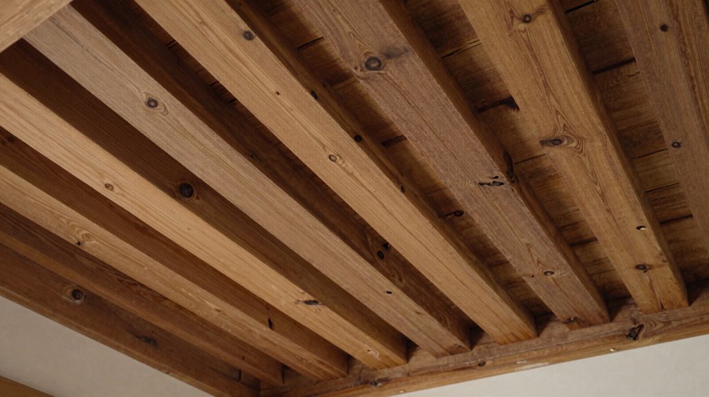 5 Low-Cost Wood Ceiling Ideas Under 500 Dollars 1 cedar pickets ceiling transformation cost