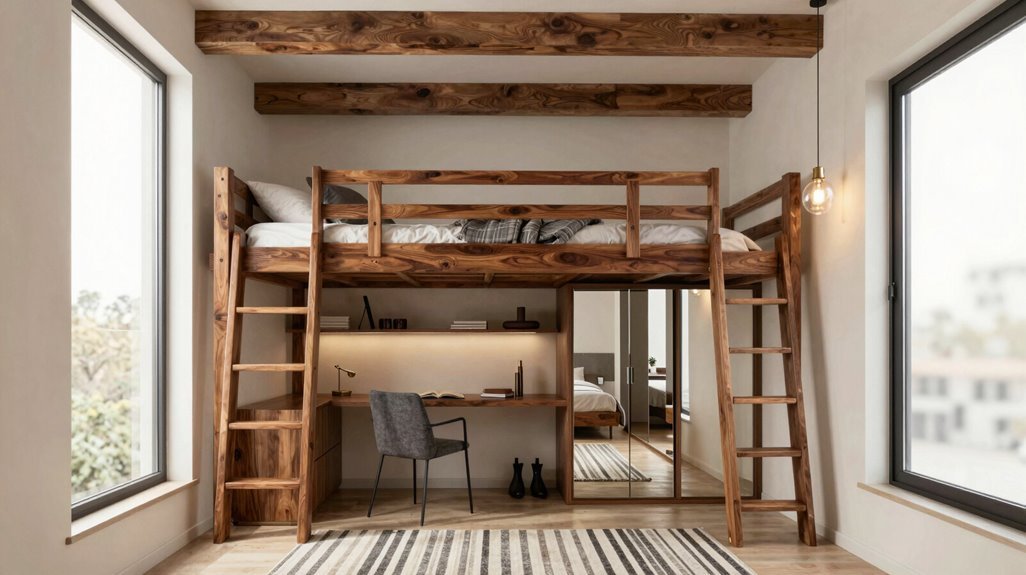 5 Loft Bedroom Ideas That Maximize Vertical Space 1 ceiling height headroom clearance storage