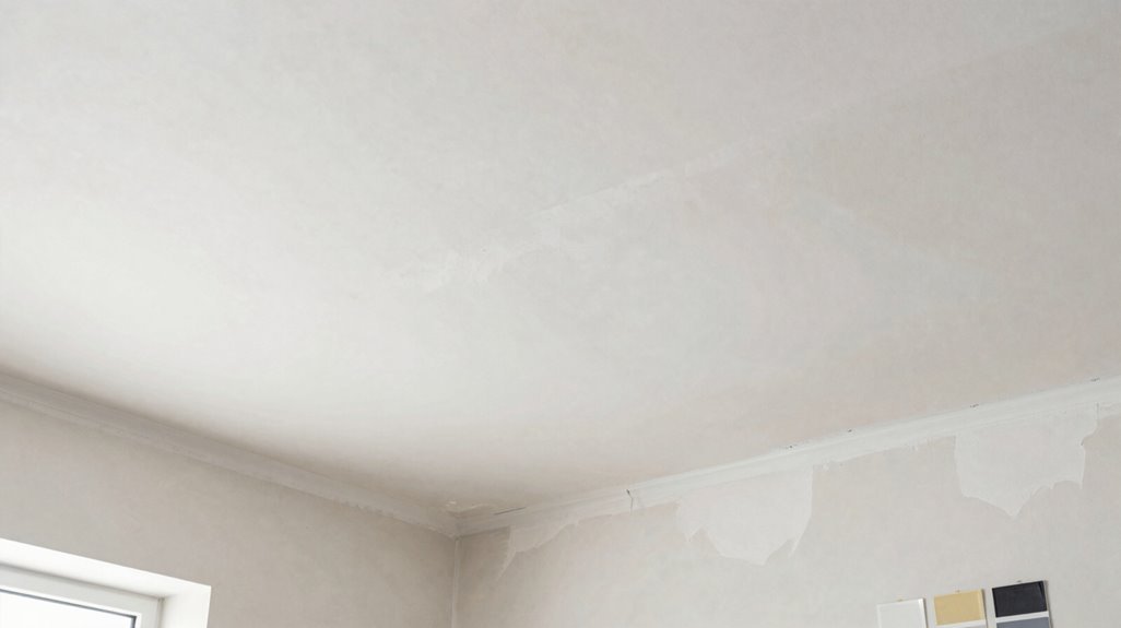 ceiling patching after popcorn removal