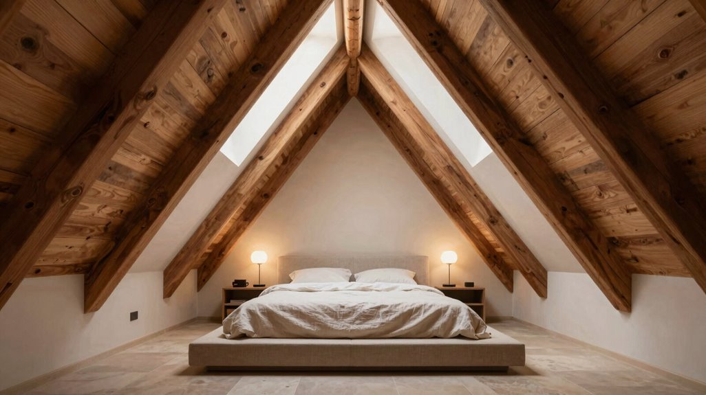 12 Vaulted Ceiling Bedroom Layout Ideas 11 center bed symmetrical intimate zone