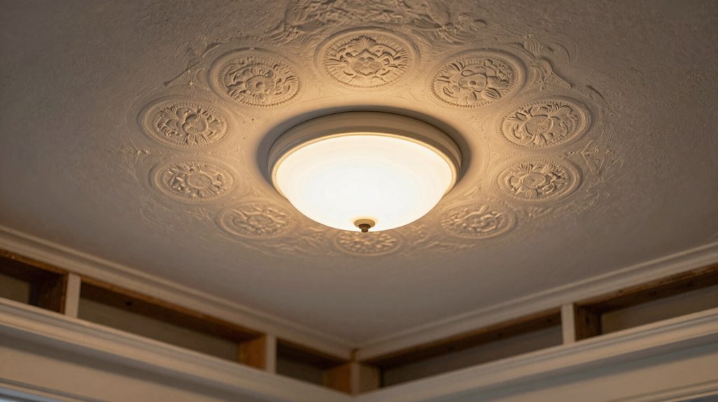 center panel lighting with alignment
