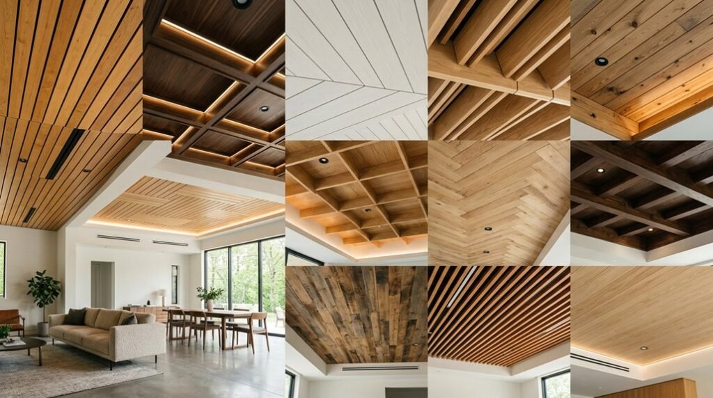 cheap wood ceiling ideas that look expensive