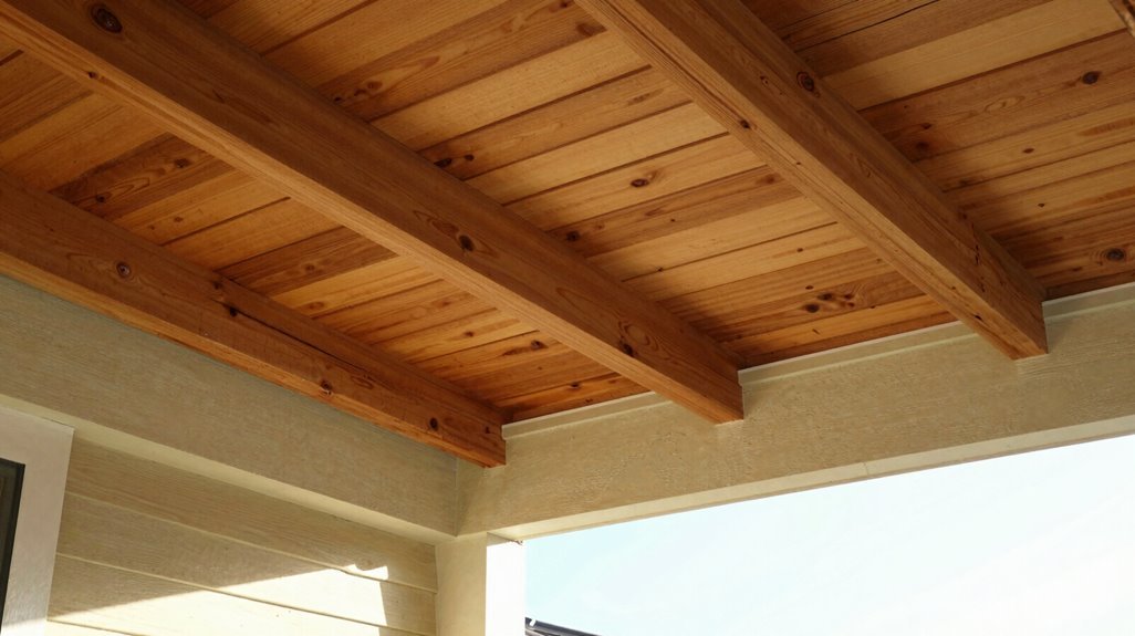 climate appropriate porch ceiling materials
