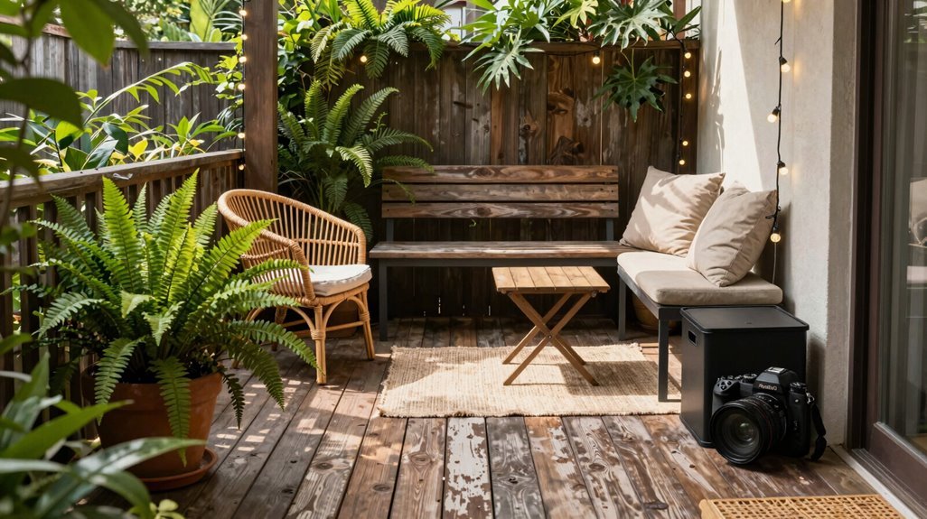 compact space efficient patio furniture