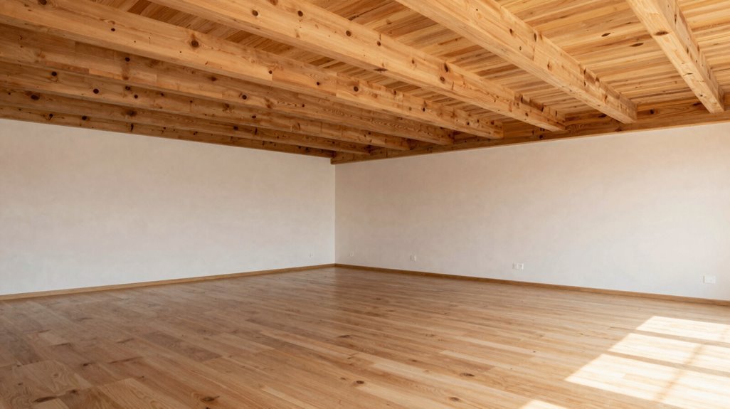 10 Faux Wood Beam Ceiling Ideas That Transform Any Room 9 continuous faux wood beams unify spaces