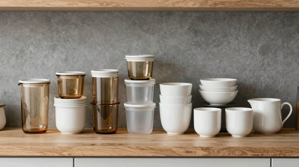 coordinated countertop organization zones