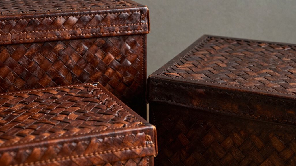coordinated leather display planning