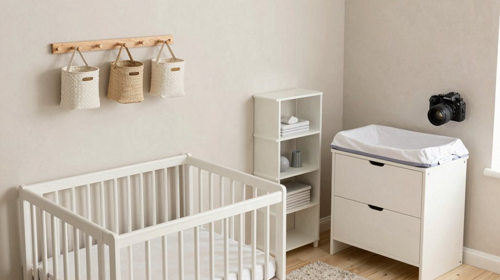 10 Small Nursery Ideas That Maximize Every Square Inch 10 cordless blinds wall storage dual function dresser