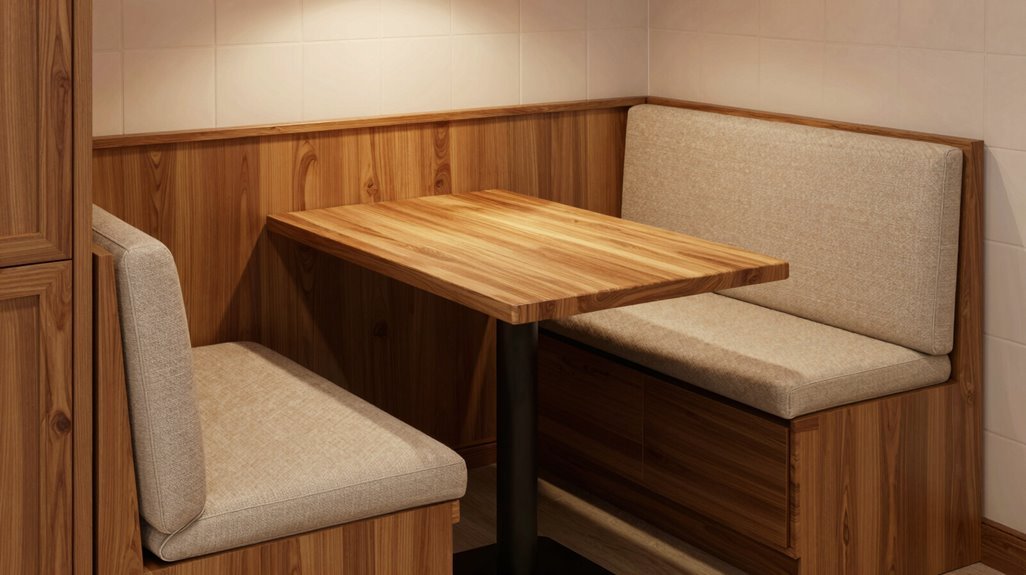 10 DIY Banquette Seating Ideas for Cozy Kitchen Nooks 1 corner banquette with concealed storage