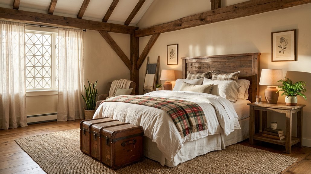 cozy rustic farmhouse bedroom ideas