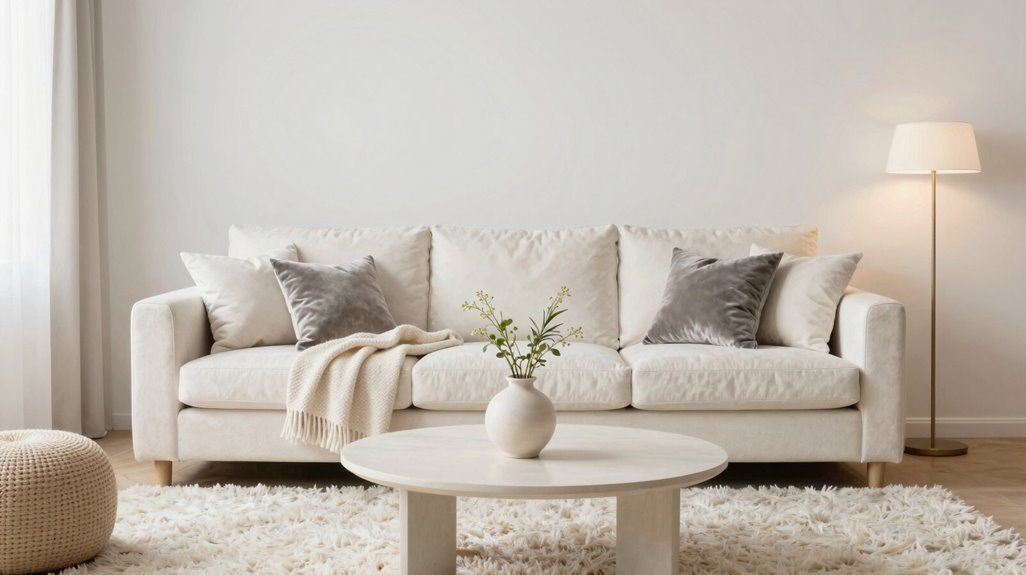 15 Ways to Create Your Dream White Living Room 2 cozy white living room details