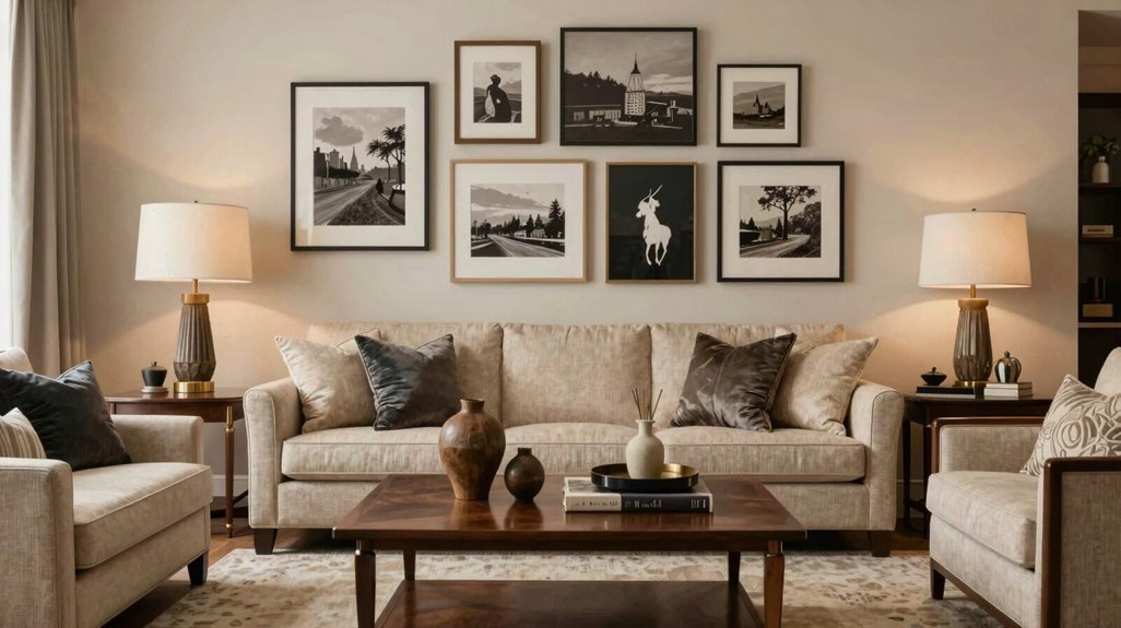 3 Steps to Design a Ralph Lauren Living Room 3 curated art tells stories