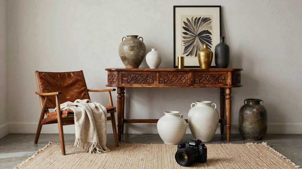 curated layered surface styling