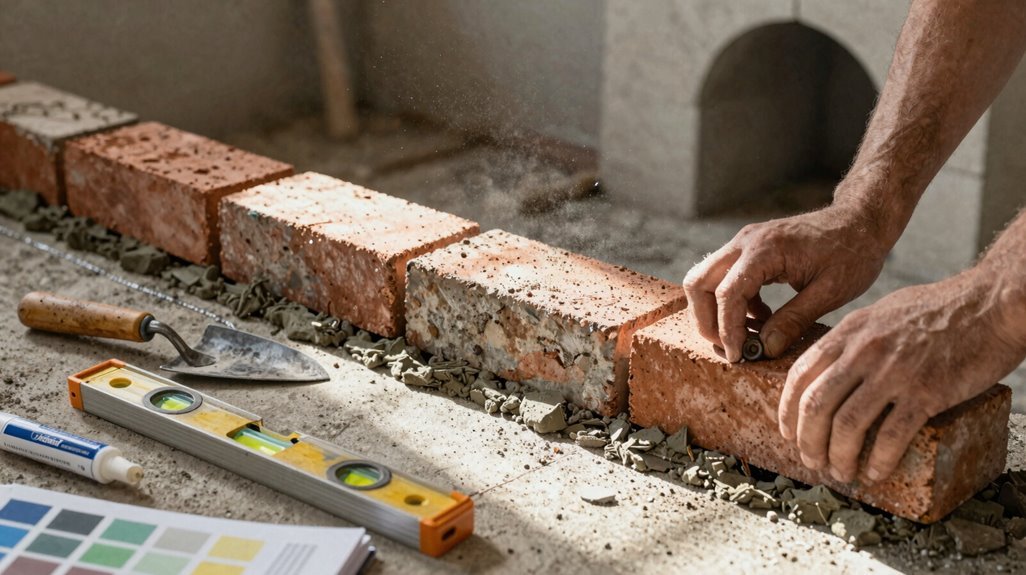 10 Steps to Create a Fireplace Hearth From Scratch 9 cure dry seal recoat