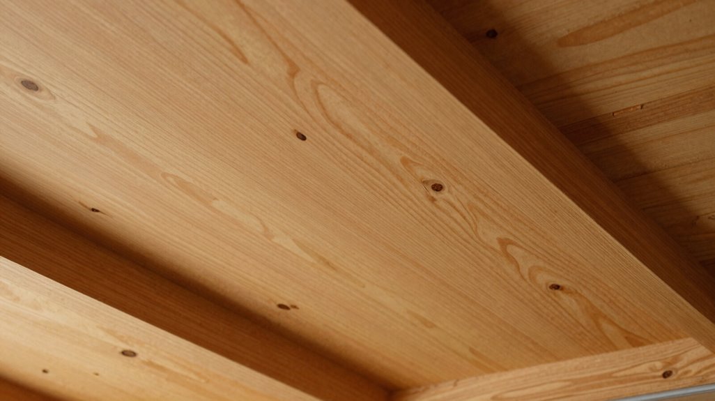 custom veneer plywood planks installation