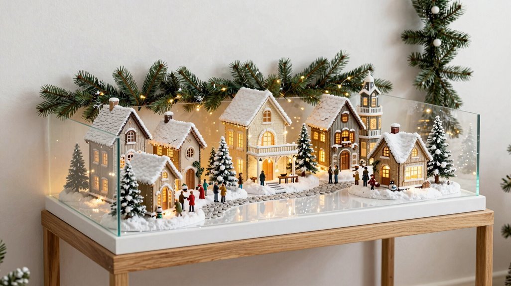 customizable modular christmas village setup