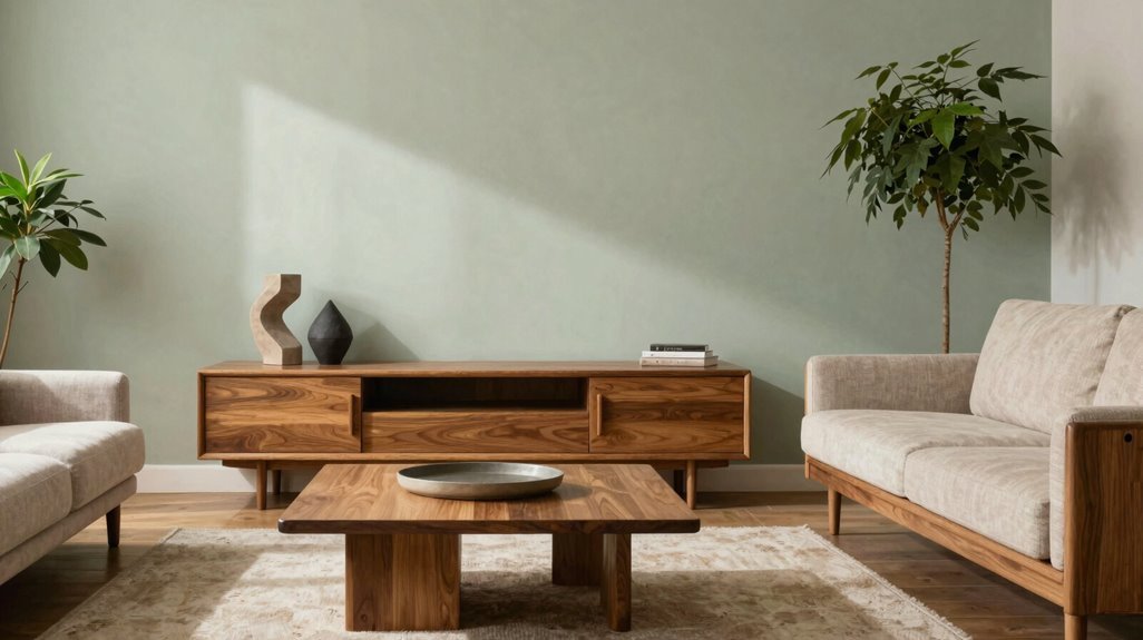 How to Decorate a Mid-Century Modern Living Room 12 decluttered mid century curated serenity