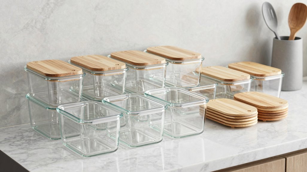 decorative containers organize daily essentials