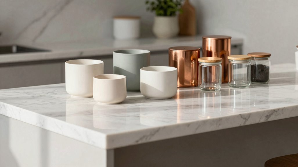 decorative dual purpose countertop organizers