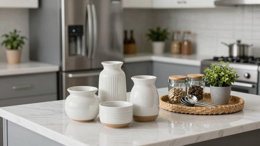 decorative vessels with prioritized accessibility