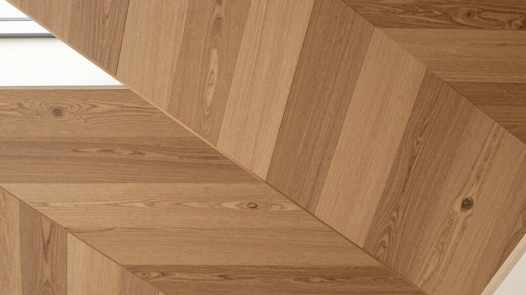 diagonal herringbone custom ceiling patterns