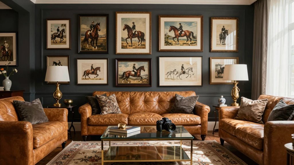 dominant equestrian centerpiece 57 60