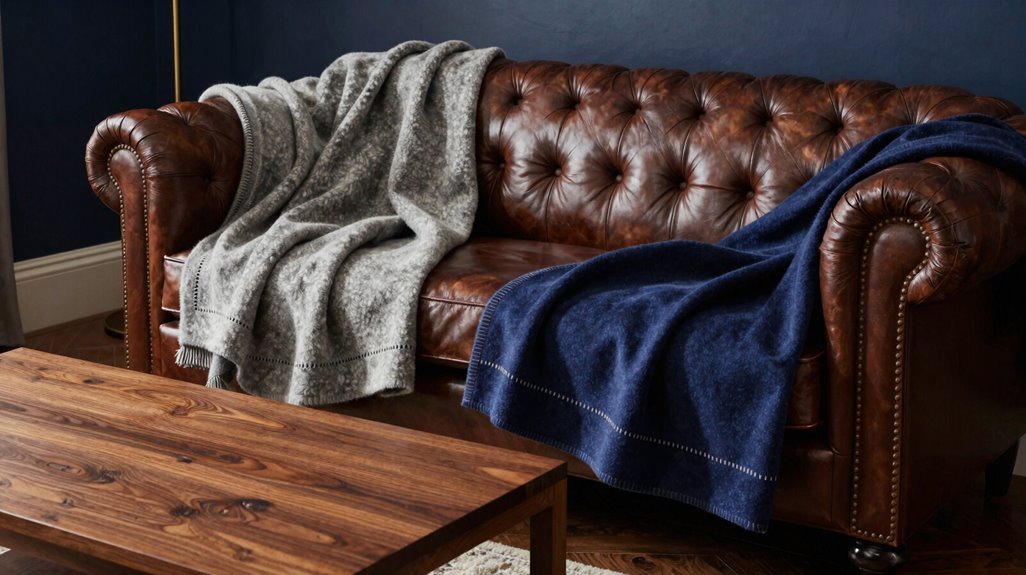 How to Design a Ralph Lauren Living Room 8 drape wool cashmere layered