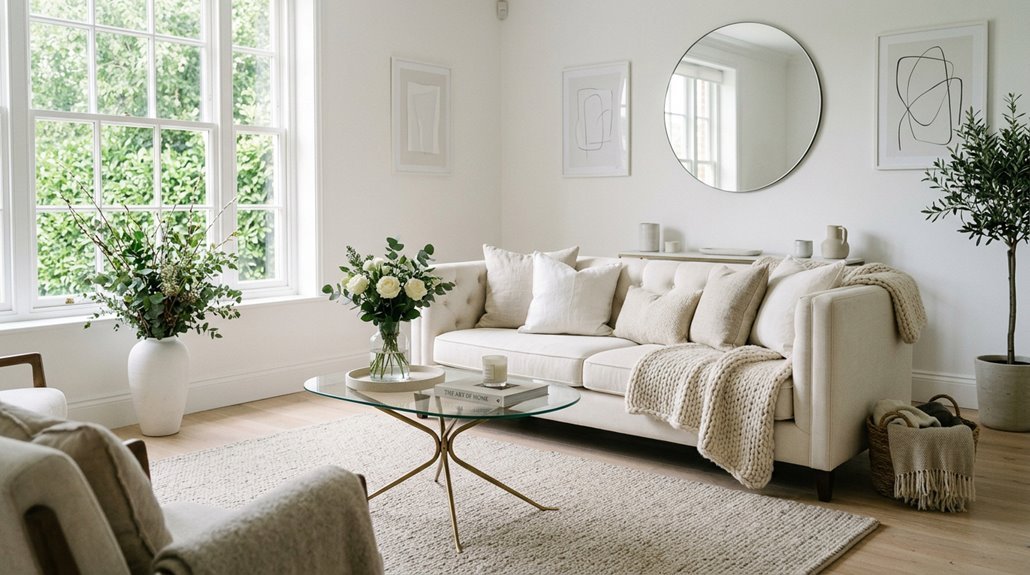 dreamy white living room ideas