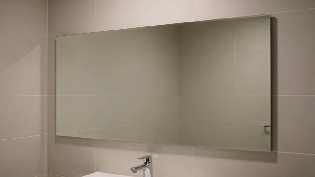 20 Stunning Bathroom Mirror Ideas to Elevate Your Space 19 edgeless mirror seamless integration
