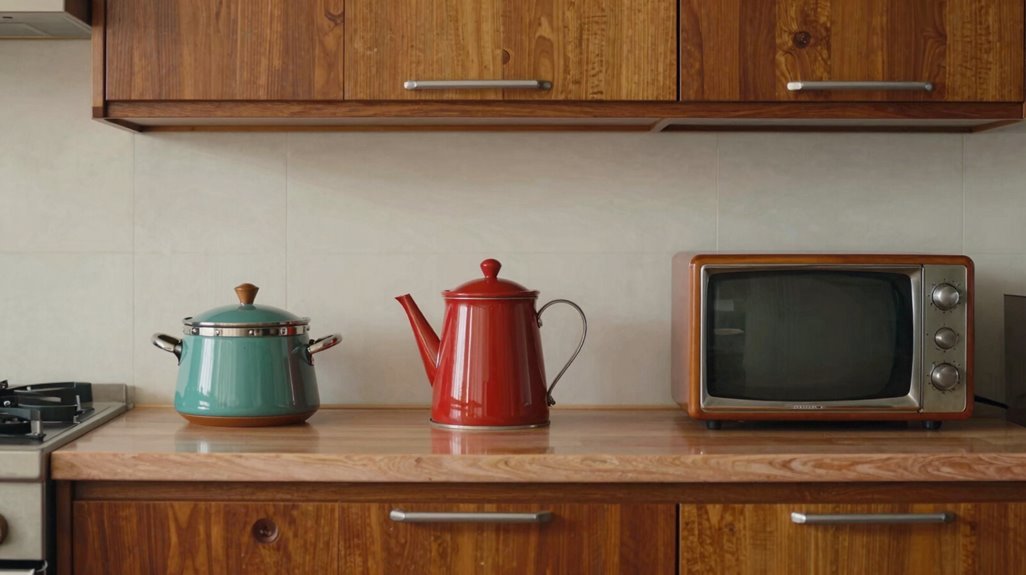 10 Mid-Century Modern Kitchen Decorating Tips 10 edit vintage accessories three key pieces