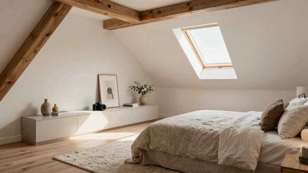 10 Expert Tips for Sloped Ceiling Bedroom Mastery 1 embrace or camouflage sloped ceilings