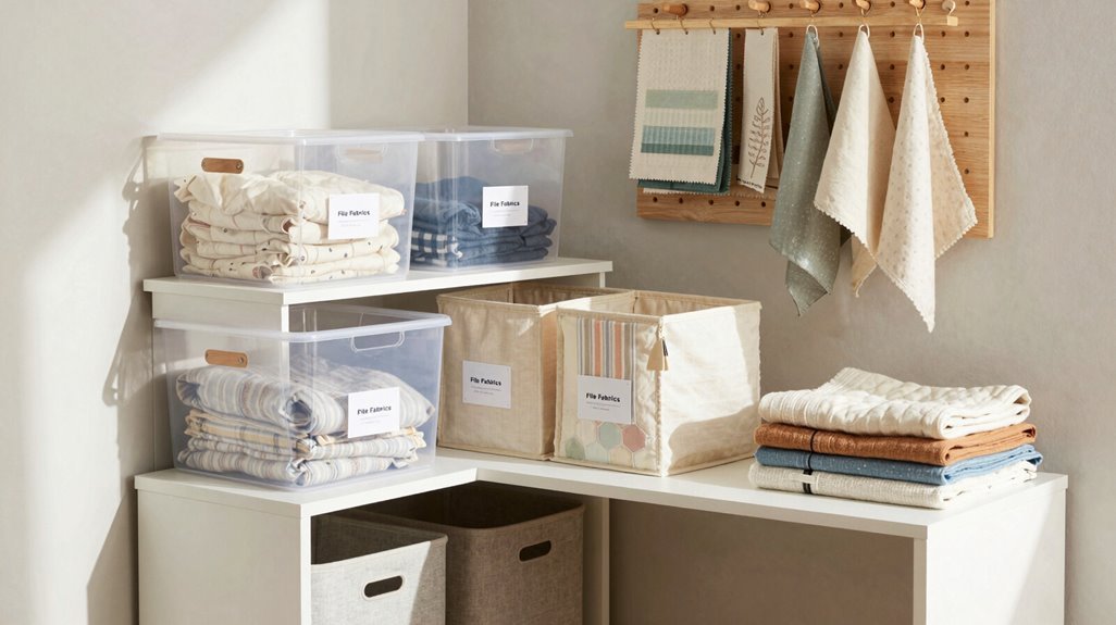 fabric organization by project folders