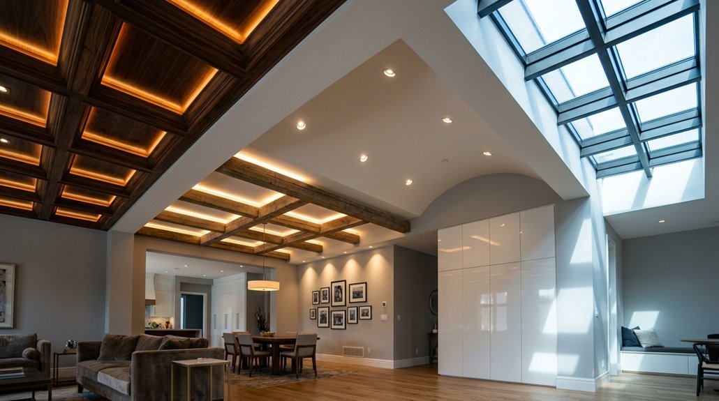 five ceiling design ideas for living room