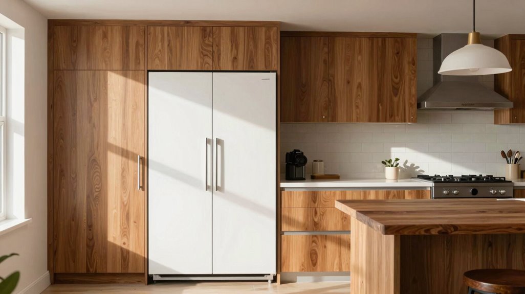 How to Decorate Mid-Century Modern Kitchens in 10 Steps 1 flat panel cabinets with minimal hardware