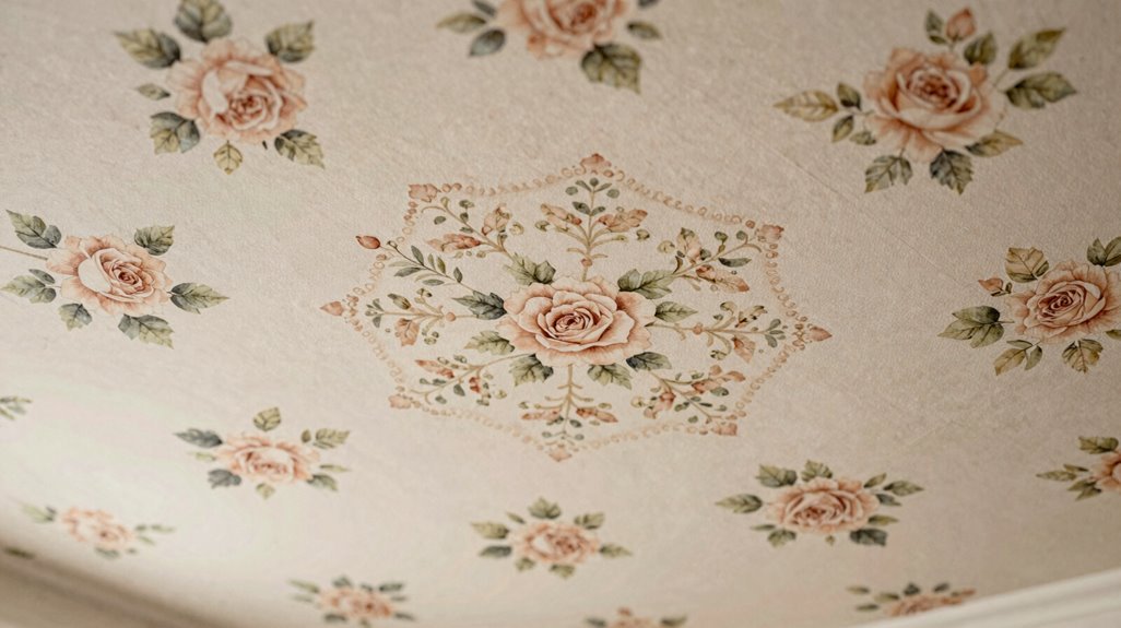 floral ceiling enveloping ambiance