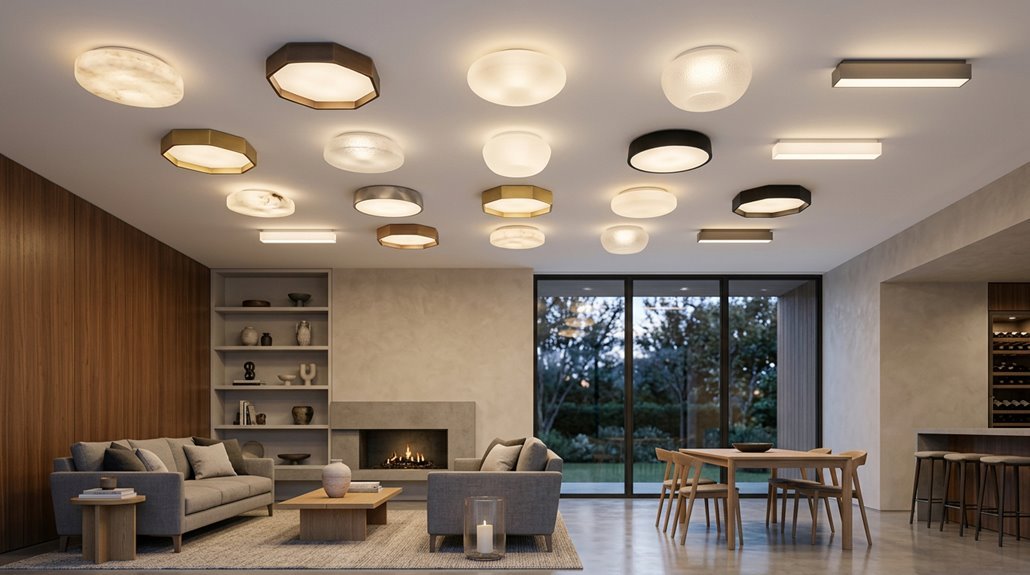 flush mount ceiling light ideas for modern homes