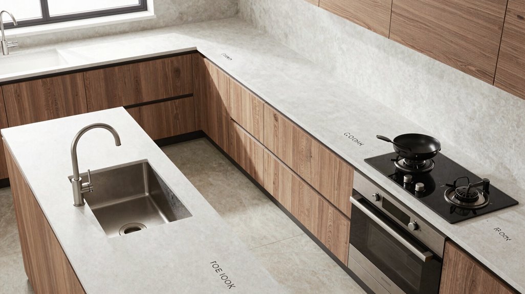 How to Design a Kitchen Step by Step 3 four kitchen work zones arranged strategically