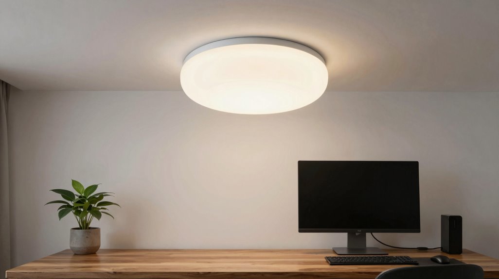 frosted diffusers for glare free lighting