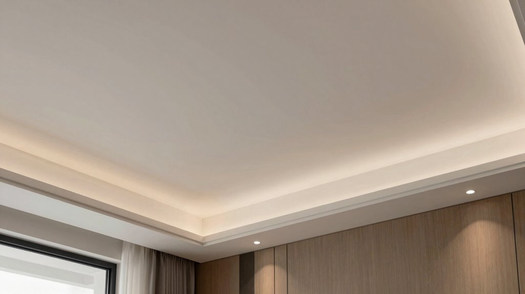 geometric coffering crown moulding