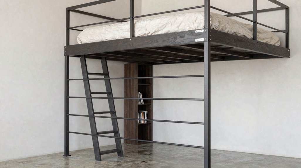 5 Loft Bedroom Ideas That Maximize Vertical Space 5 guardrails weight limits stability checks