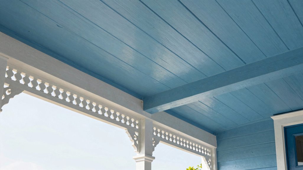 10 Porch Ceiling Ideas to Transform Your Outdoor Space 7 haint blue bold ceilings